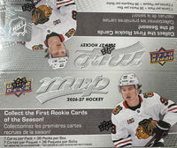2026 2027 Upper Deck MVP Hockey Series Unopened Retail 36 Pack Box with Chance for Rookies Plus #1 Draft Picks Cards
