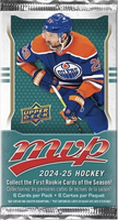 2024 2025 Upper Deck MVP Hockey Series Unopened Retail 36 Pack Box with Chance for Rookies Plus #1 Draft Picks Cards
