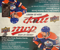 2024 2025 Upper Deck MVP Hockey Series Unopened Retail 36 Pack Box with Chance for Rookies Plus #1 Draft Picks Cards
