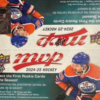 2024 2025 Upper Deck MVP Hockey Series Unopened Retail 36 Pack Box with Chance for Rookies Plus #1 Draft Picks Cards