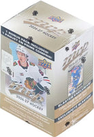 2026 2027 Upper Deck MVP NHL Hockey Blaster Box with EXCLUSIVE Gold Parallels Plus Brand New Insert Sets and Sticker Cards
