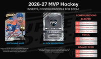 2026 2027 Upper Deck MVP Hockey Series Unopened Retail 36 Pack Box with Chance for Rookies Plus #1 Draft Picks Cards
