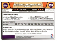 Magic Johnson 2008 2009 Topps Series Mint Card #174
