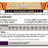 Magic Johnson 2008 2009 Topps Series Mint Card #174