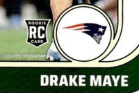 Drake Maye 2024 Panini Score Protential Series Mint Rookie Year Insert Card #2
