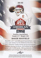 Baker Mayfield 2018 Leaf All American Draft Series Mint Rookie Year Card #AA-02

