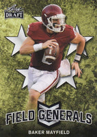 Baker Mayfield 2018 Leaf Field Generals Mint Rookie Year Card #FG-01
