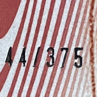 Christian McCaffrey 2023 Panini Donruss Elite Moxie Series Mint Insert Card #26 Featuring an Authentic Black Jersey Swatch  #144/375