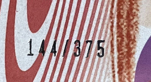 Christian McCaffrey 2023 Panini Donruss Elite Moxie Series Mint Insert Card #26 Featuring an Authentic Black Jersey Swatch  #144/375
