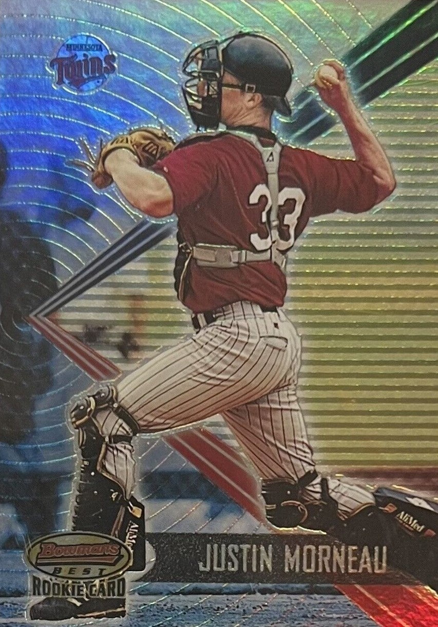 Justin Morneau 2001 Bowman's Best Series Mint ROOKIE Card #166  Only 2,000 made