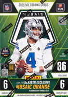 2025 Panini MOSAIC Football Series Blaster Box with EXCLUSIVE Retail Inserts and Numbered Parallels Plus
