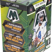 2025 Panini MOSAIC Football Series Blaster Box with EXCLUSIVE Retail Inserts and Numbered Parallels Plus