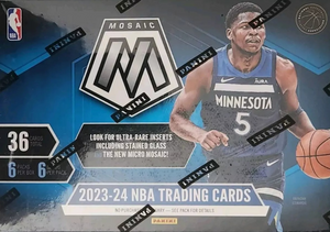 2023 2024 Panini MOSAIC NBA Basketball Series Sealed Blaster Box with 4 EXCLUSIVE Prizms