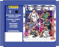 2024 2025 Panini NBA Basketball Sticker Collection Unopened Box 50 Packs 250 Stickers 50 Cards
