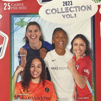 2023 NWSL Women’s Soccer Factory Sealed Box of 25 Cards with Possible Parallels, Rookies, Insert Cards, Signature Series Autographed Cards and MORE