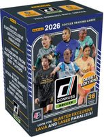 2026 Panini Donruss National Women's Soccer League NWSL Soccer Blaster Box with 6 Rated Rookie Cards and 9 Inserts or Parallels
