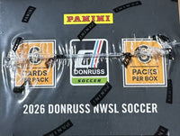 2026 Panini Donruss National Women's Soccer League NWSL Soccer Blaster Box with 6 Rated Rookie Cards and 9 Inserts or Parallels
