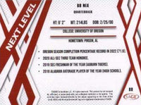 Bo Nix 2024 SAGE Hit Next Level Silver Series Mint Card #88
