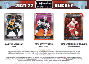 2021 2022 Upper Deck O-Pee-Chee PLATINUM Hockey Series Unopened Blaster Box