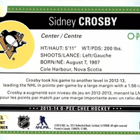 2013 / 2014 O-Pee-Chee Hockey STICKER Series 100 Card Set with Wayne Gretzky, Sidney Crosby, Bobby Orr, Lemieux+