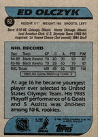 Ed Olczyk 1986 1987 Topps Card #82
