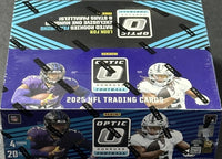 2025 Panini Donruss OPTIC Football Series RETAIL 20 Pack Box with Chance for Retail EXCLUSIVE Rated Rookies Stars Parallels and Chance for Ultra Rare Downtown Inserts PLUS
