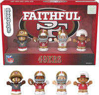 Fisher Price Little People Collector San Francisco 49ers NFL 4-Pack Figure Set with George Kittle Plus
