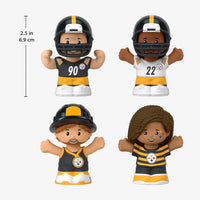Fisher Price Little People Collector Pittsburgh Steelers NFL 4-Pack Figure Set
