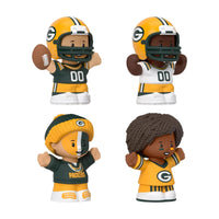 Fisher Price Little People Collector Green Bay Packers NFL 4-Pack Figure Set
