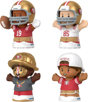 Fisher Price Little People Collector San Francisco 49ers NFL 4-Pack Figure Set with George Kittle Plus
