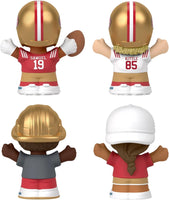 Fisher Price Little People Collector San Francisco 49ers NFL 4-Pack Figure Set with George Kittle Plus
