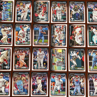 Philadelphia Phillies 2024 Topps Complete Mint 24 Card Hand Collated Team Set Featuring Bryce Harper Kyle Schwarber and Trea Turner with Johan Rojas Orion Kerkering and Weston Wilson Rookies Plus