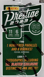 2023 Panini PRESTIGE Football Series Blaster Box with Possible EXCLUSIVE Parallels and Autographs