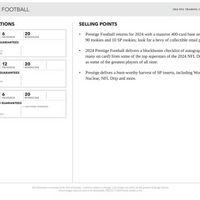 2024 Panini PRESTIGE Football Series Blaster Box with Possible EXCLUSIVE Parallels and Autographs