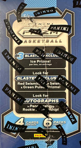 2023 2024 Panini PRIZM NBA Basketball Blaster Box with 3 EXCLUSIVE ICE Prizms and Chance for Victor Wembanyama Rookie