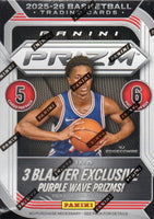 2025 2026 Panini PRIZM NBA Basketball Blaster Box with Retail EXCLUSIVE Inserts and Parallels Plus a Chance for Rookie Autographs
