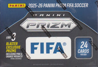 2025-26 Panini PRIZM FIFA Soccer Blaster Box Featuring Stars from the 2026 World Cup with 3 EXCLUSIVE Prizms including Pink and Orange Plus Possible AUTOGRAPHS
