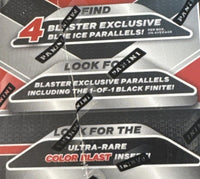 2025 Panini PRIZM Series NASCAR Blaster Box with 4 EXCLUSIVE Blue Ice Parallel Cards
