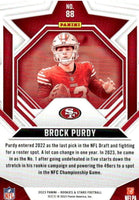 Brock Purdy 2023 Panini Rookies & Stars Series Mint 2nd Year Card #88
