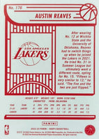 Austin Reaves 2022 2023 Panini Hoops Series Mint RED BACK Version Card #176
