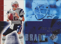 2006 Upper Deck SPx Football Complete Mint 90 Card Basic Veterans Set Loaded with Stars and Hall of Famers including Tom Brady, Brett Favre and Peyton Manning Plus
