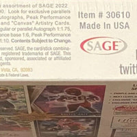 2022 Sage Football Series Factory Sealed MEGA Box Featuring 6 Autographed Cards per box!