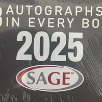 2025 Sage Football Draft Picks Series Blaster Box of Packs with 3 GUARANTEED AUTOGRAPHS and Rookie Cards Possibly Carson Beck, Drew Allar, Cam Ward and Many Others