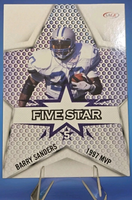 Barry Sanders 2024 SAGE Five Star Series Blue Star Version Mint Card #FS-4
