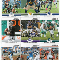 2012 Score Complete Mint Set With Rookies including Andrew Luck, Robert Griffin III, Russell Wilson+