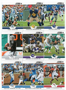 2012 Score Complete Mint Set With Rookies including Andrew Luck, Robert Griffin III, Russell Wilson+