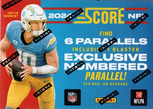 2024 Panini SCORE Football Series Blaster Box with EXCLUSIVE Retail Inserts and Numbered Parallels Plus