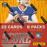 2023 Panini SCORE Football Series Blaster Box with EXCLUSIVE Retail Inserts and Numbered Parallels Plus