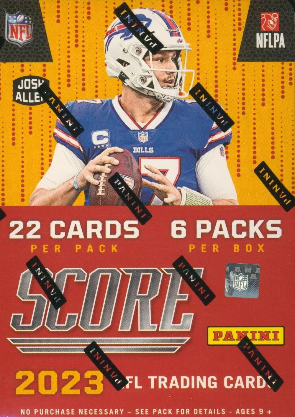 2023 Panini SCORE Football Series Blaster Box with EXCLUSIVE Retail Inserts and Numbered Parallels Plus