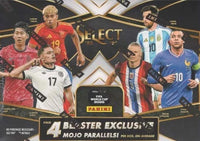 2025-26 Panini SELECT FIFA Road to World Cup Soccer Blaster Box Featuring Stars from the 2026 World Cup with EXCLUSIVE Blaster Green and Pink Mojo Parallels
